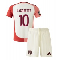 Olympique Lyonnais Alexandre Lacazette #10 Tredjedraktsett Barn 2024-25 Kortermet (+ Korte bukser)